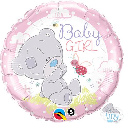 Balloon Foil 45cm Tiny Tatty Bear Pink