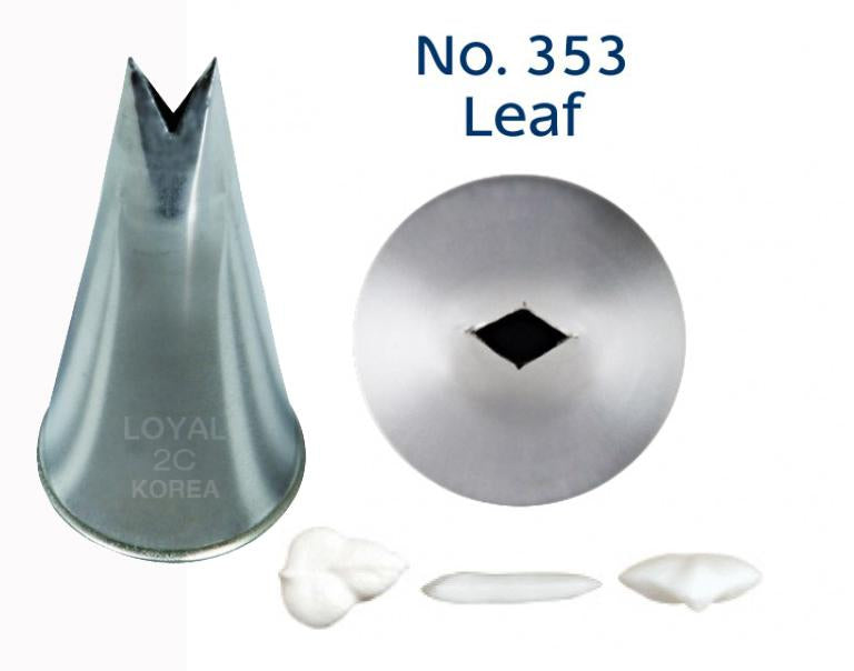 Icing Tip Leaf No 353