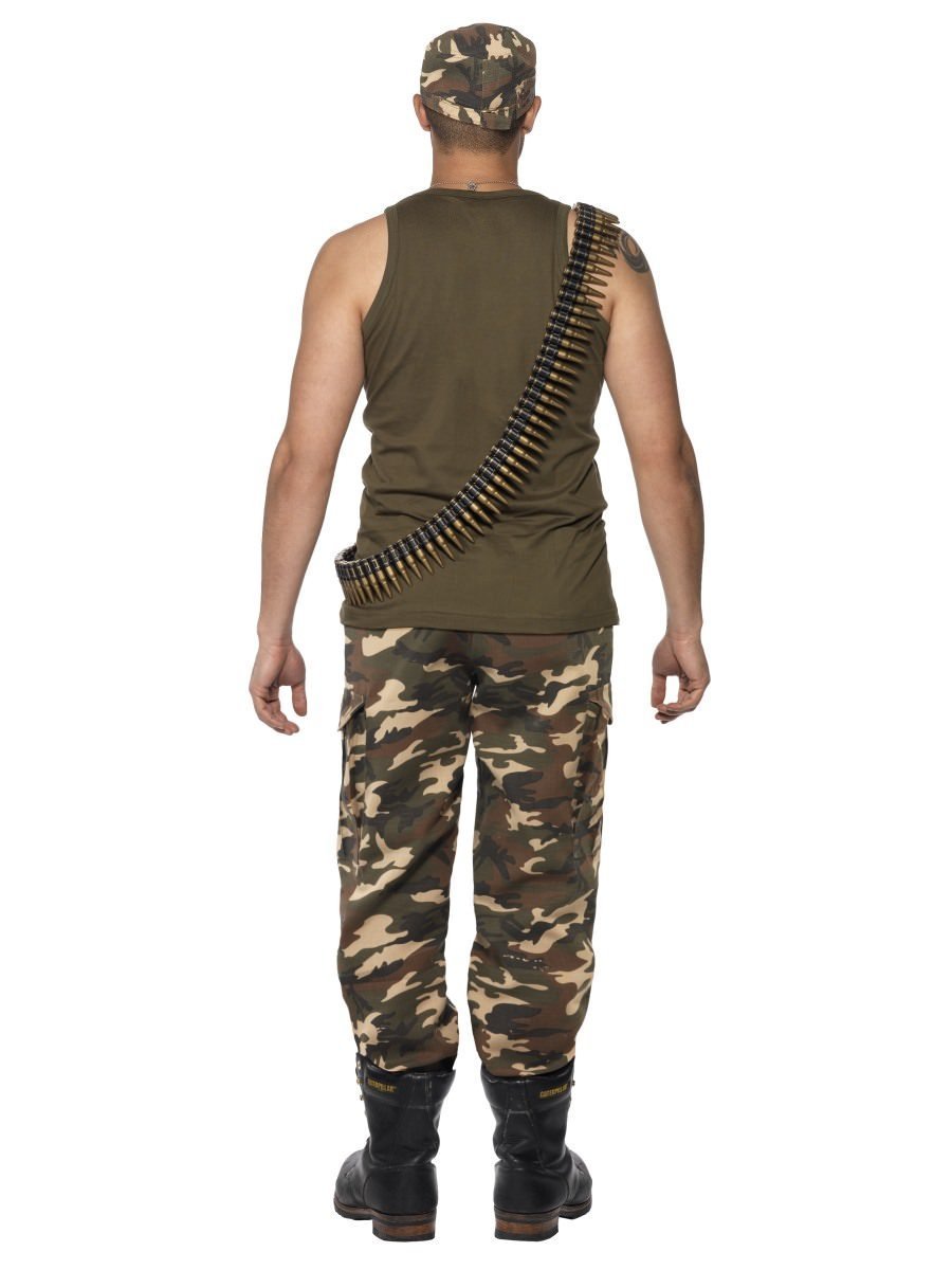 Costume Adult Male Khaki Camo Deluxe Large