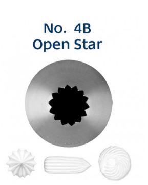 Icing Tip Open Star No.4B