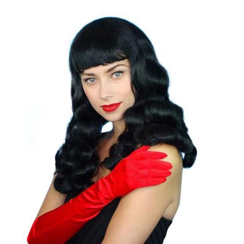 Wig Betty Page Burlesque Back Long