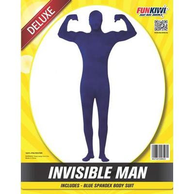 Costume Adult Invisible Man Blue Spandex (Atc)