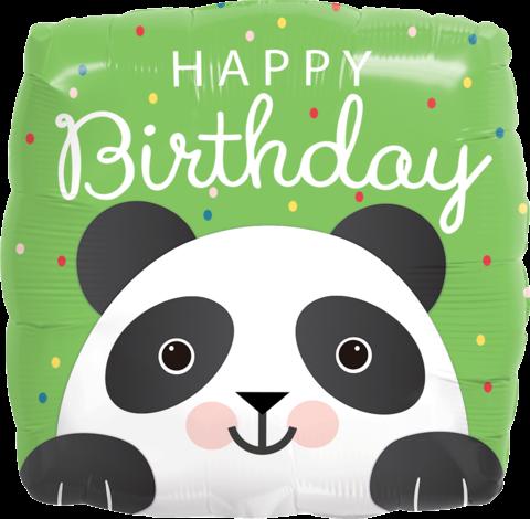 Balloon Foil 45cm Birthday Panda