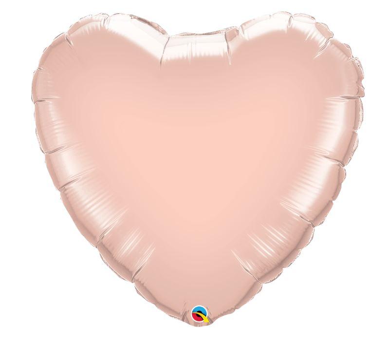 Balloon Foil 90cm Heart Rose Gold