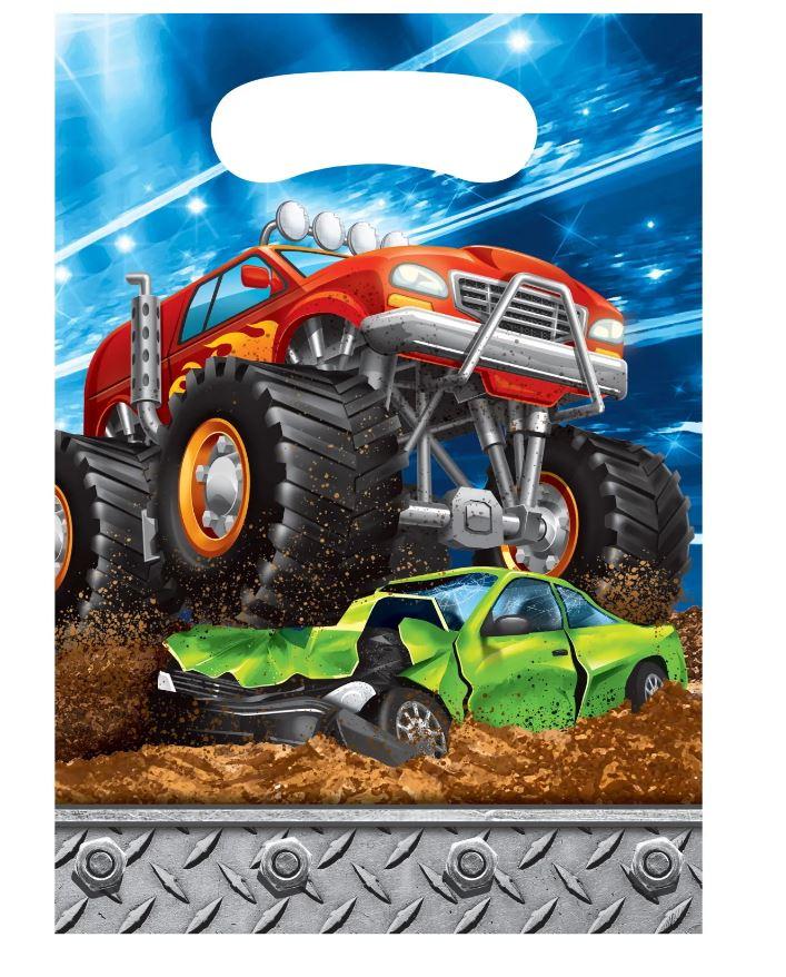 Monster Trucks Lolly/Lootbag Pk/12