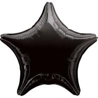 Balloon Foil 45cm Star Black