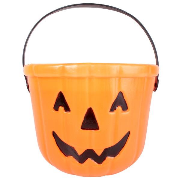 Pumpkin Trick Or Treat Candy Pail 15cm